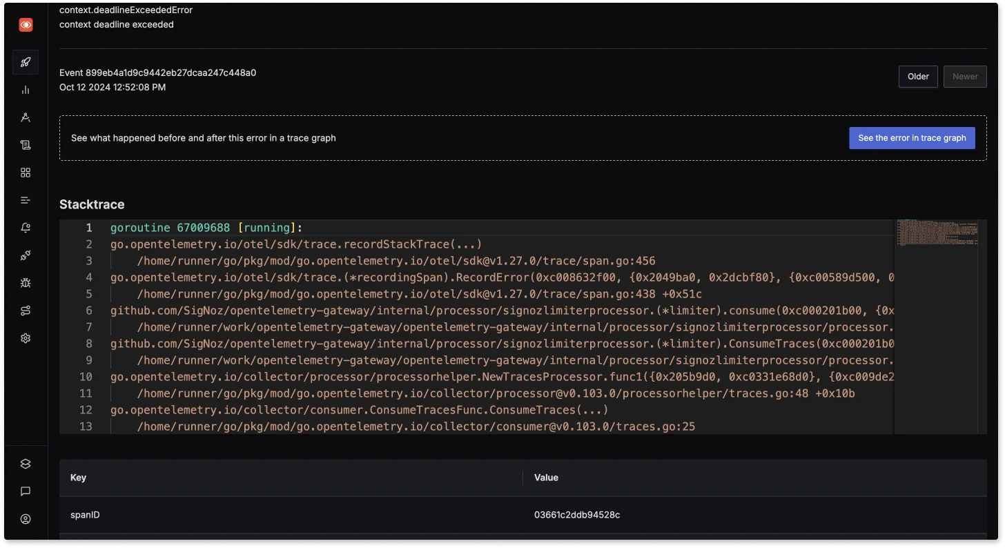 Exception Monitoring with SigNoz